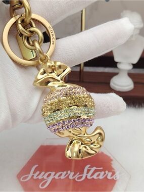 Coach Candy Bag Charm Keychain